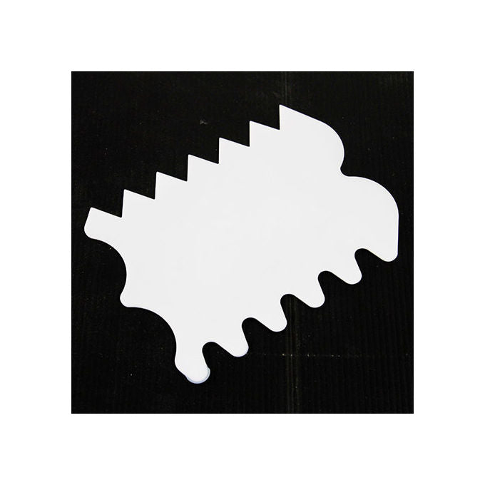 6 Raschietto Pettine in plastica