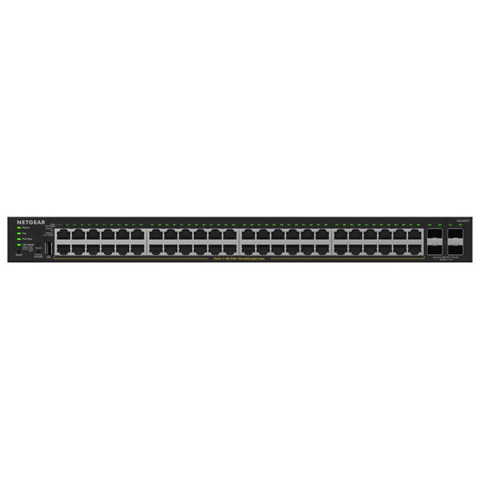 Netgear GS348TP-200EUS GS348TPv2 Switch Gestito L2-L3 48 porte Gigabit Ethernet PoE+ colore Nero