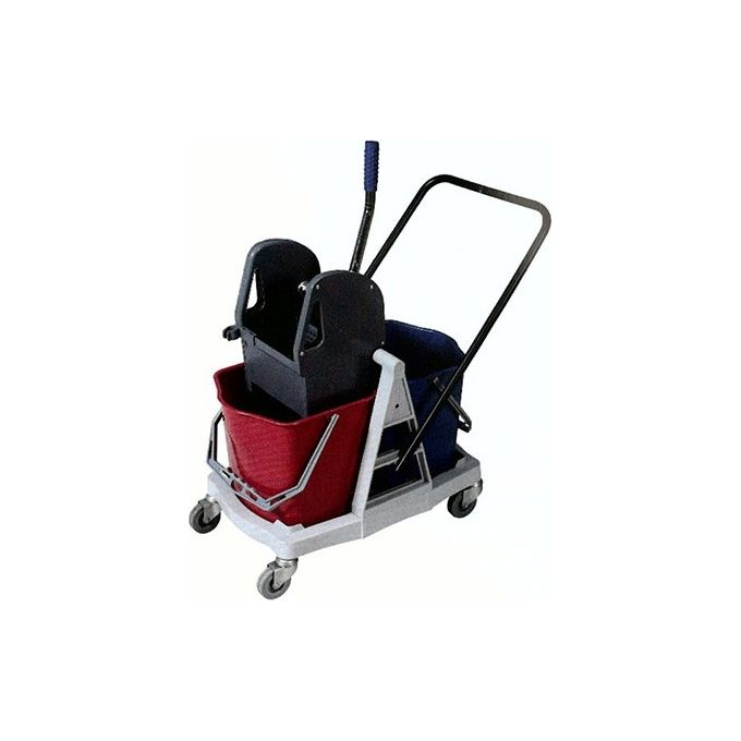 Probbax Carrello lavapavimenti con doppio Secchio e Strizzatoio Combo 36 litri