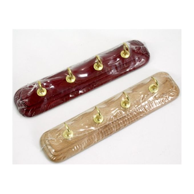Portachiavi Assortito con 4 Ganci in ottone