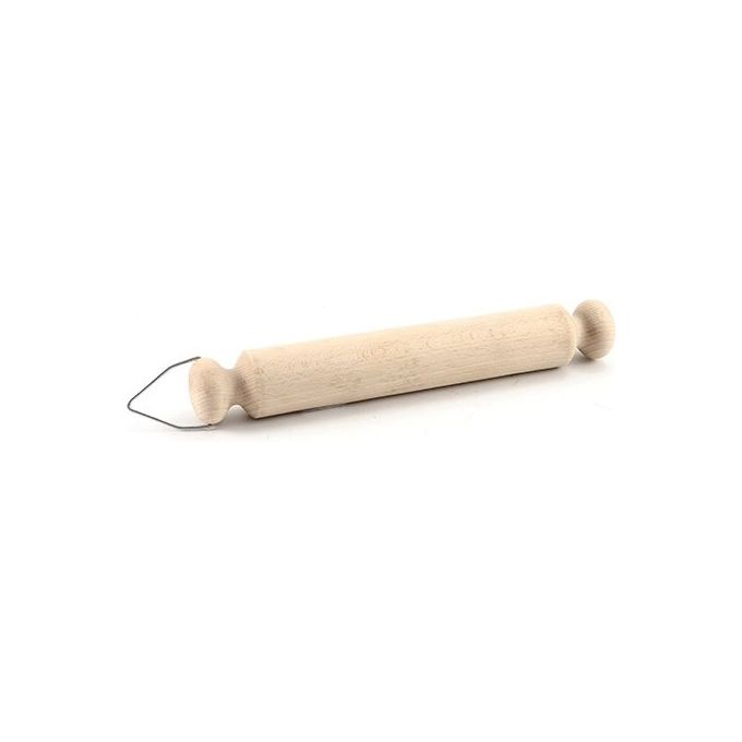 Mattarello in faccio con anello da appendere 60
