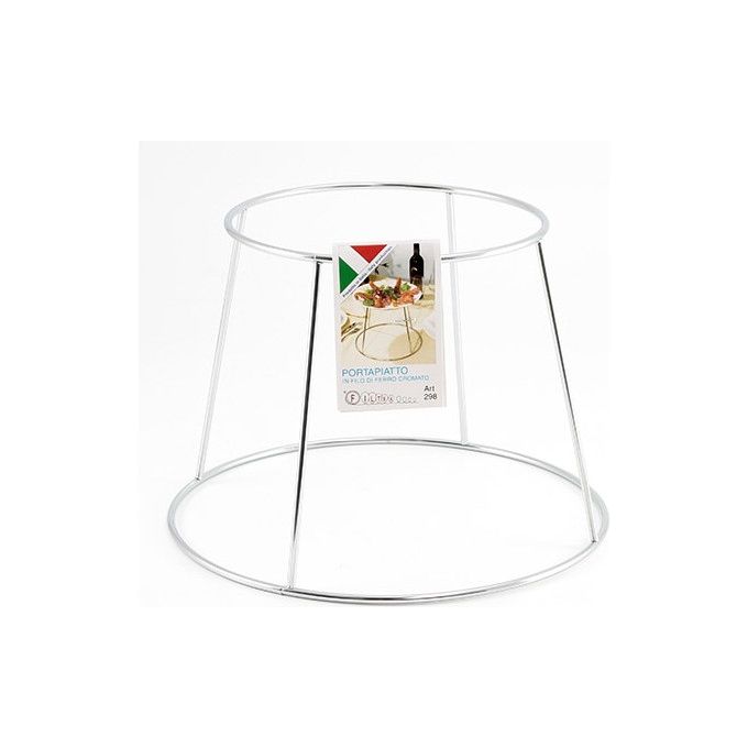 Portapiatto cromato Cm 20-28x20