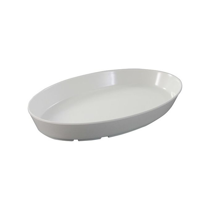 Vassoio ovale da buffet in melamina 32x20 Floating