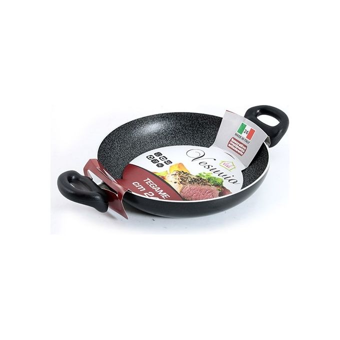 Tegame antiaderente Vesuvio con 2 manici Diametro 24 cm