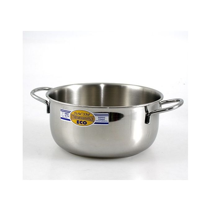 Casseruola fonda per induzione con 2 manici Eco Cm.12