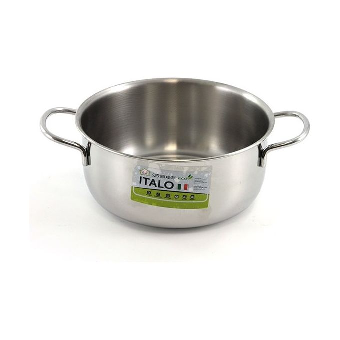 Casseruola fonda per induzione con 2 manici Italo cm.20