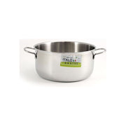 Casseruola fonda per induzione con 2 manici Italo cm.24