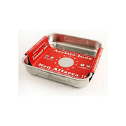 Teglia quadrata media antiaderente in acciaio inox 32x32