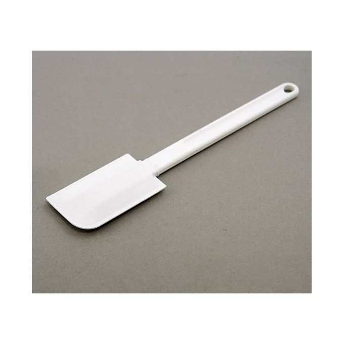 Spatola da cucina in silicone bianco