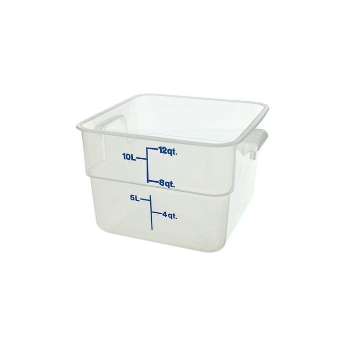 Barattolo quadrato in polipropilene Lt.11,4