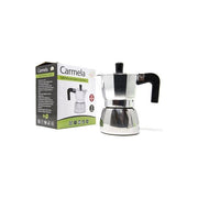 Caffettiera per induzione 3 tazze in alluminio Inox