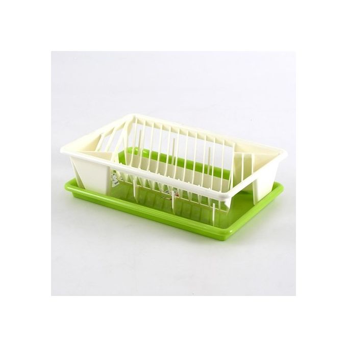 Cosmoplast Scolapiatti con Vassoio 30x20cm colori assortiti