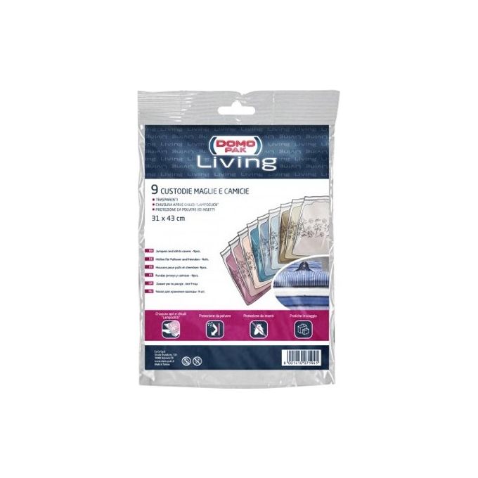 9 Sacchetti per maglie e camicie 31x43