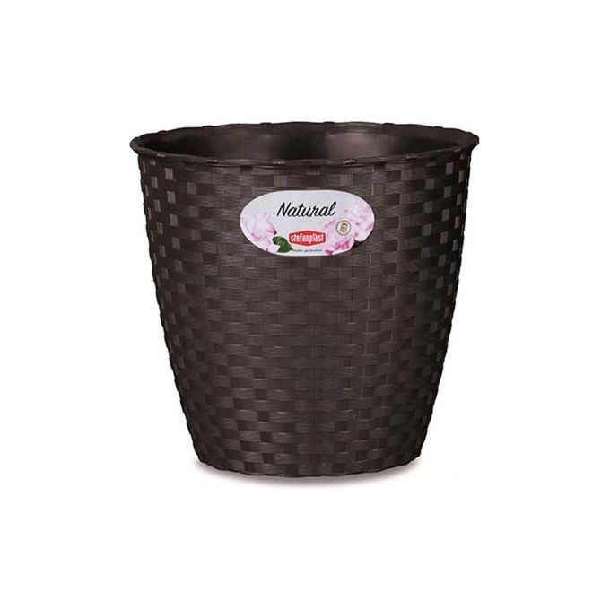 Stefanplast Coprivaso Rattan 14 cm Marrone