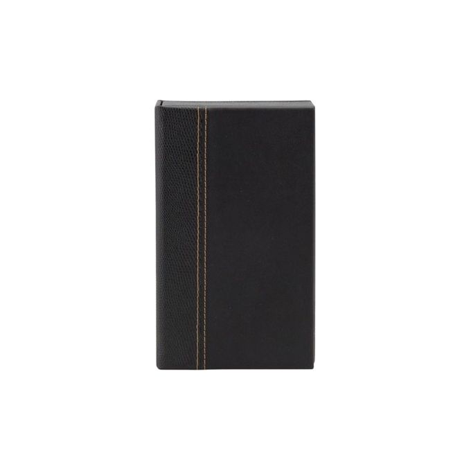 Portaconto Trendy in similpelle Nero