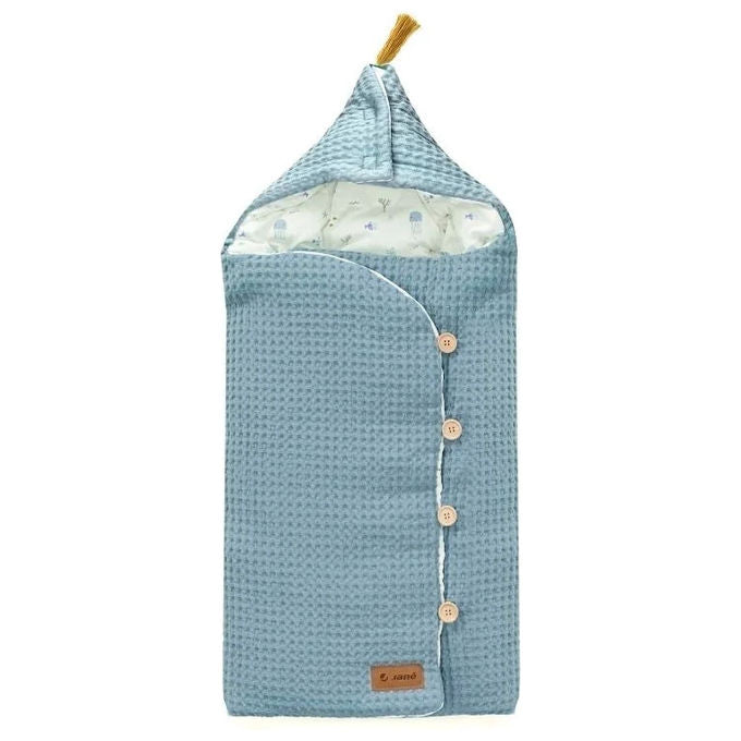 Jane U78 Mims Sacco Nanna Universale in Cotone 95% con Cappuccio Convertibile Funzione Coperta e Culla colore Botanico