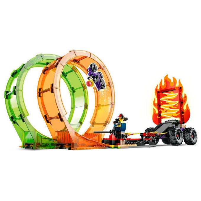 LEGO 60339 Arena delle acrobazie Set da costruzione 598 pezzi 7 minifigure colore Multicolore