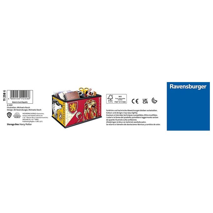 Ravensburger 11258 Harry Potter Storage Box Puzzle 3D 216 pezzi 8+ anni colore Nero