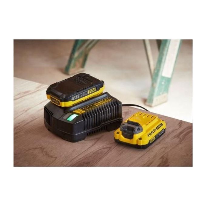 Stanley Fatmax Trapano a Batteria 2x4ah 18v