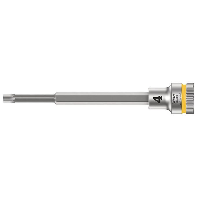 Wera Bicycle Set 8 KIT_ di 7 pezzi di inserti con azionamento da 3-8 per applicazioni in bicicletta con zigrinatura per migliore presa