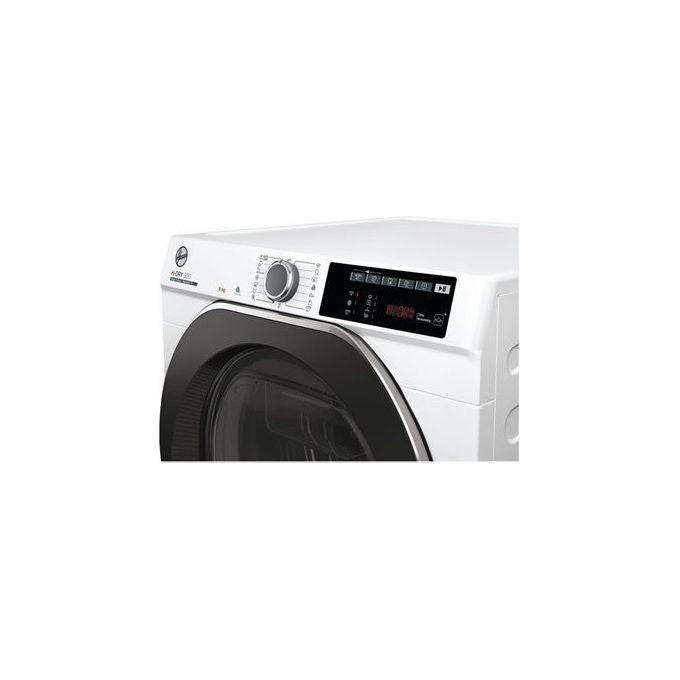 Hoover H-DRY 500 NDE H9A2TSBEXS-S – Asciugatrice a Pompa di Calore 9 kg, Classe A++, Motore Inverter, Controllo Remoto Wi-Fi, (H85×L59,6×P58,5 cm), Bianco