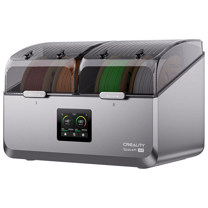 Creality 4005010100 SpacePi X4 Essiccatore di filamenti Due camere indipendenti Riscaldamento PTC 360° 45-85 °C 360 W colore Nero Grigio