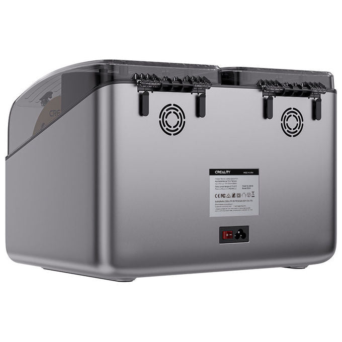 Creality 4005010100 SpacePi X4 Essiccatore di filamenti Due camere indipendenti Riscaldamento PTC 360° 45-85 °C 360 W colore Nero Grigio