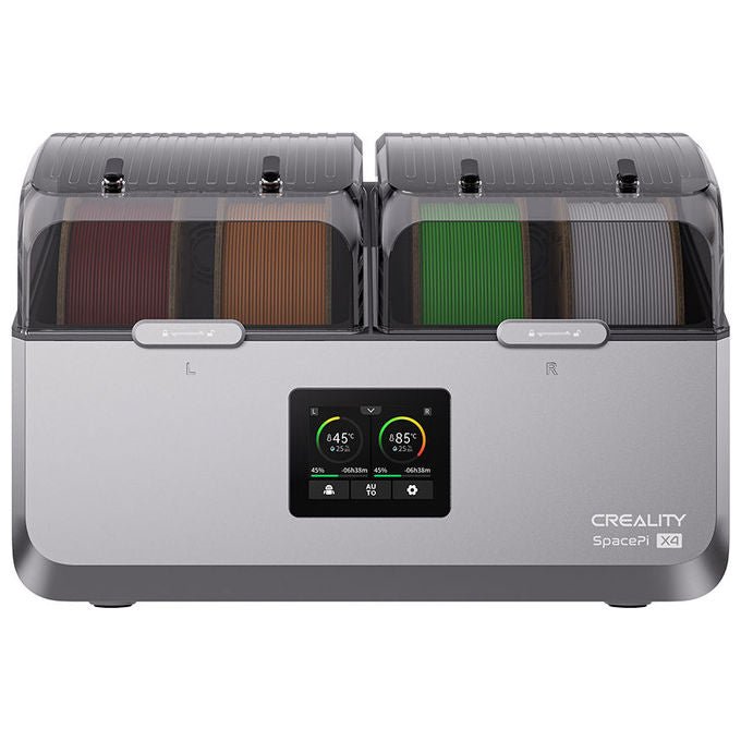 Creality 4005010100 SpacePi X4 Essiccatore di filamenti Due camere indipendenti Riscaldamento PTC 360° 45-85 °C 360 W colore Nero Grigio