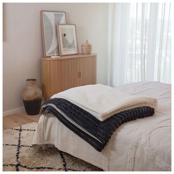 Beurer 40052 Termocoperta HD 82 Helsinki 6 livelli di temperatura spegnimento automatico dopo 3 ore materiale super morbido colore Bianco
