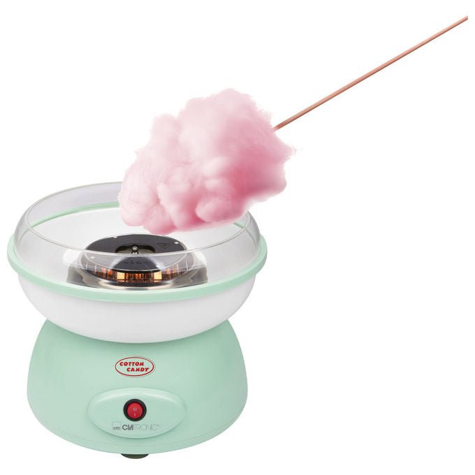Clatronic ZWM3478 Macchina per zucchero filato 500 W elemento riscaldante al quarzo colore Mint