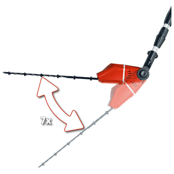 Einhell Tagliasiepi Telescopico a Batteria GE-HH 18-45 Li T per Potatura e Manutenzione Del Giardino