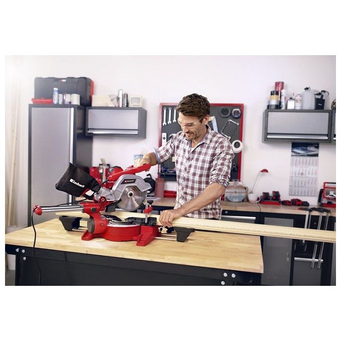 Einhell Troncatrice Radiale Te-Sm 216 Dual per Seghe a Nastro e Fai da Te per un Taglio Preciso e Professionale