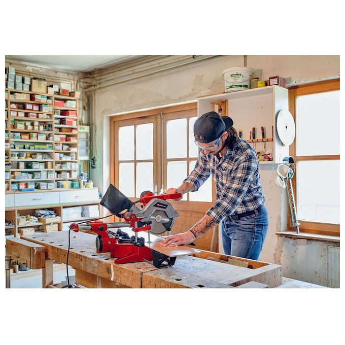 Einhell Troncatrice Radiale Te-Sm 216 Dual per Seghe a Nastro e Fai da Te per un Taglio Preciso e Professionale