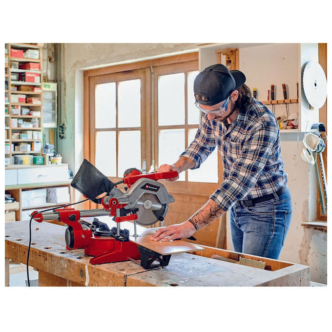 Einhell Troncatrice Radiale Te-Sm 216 Dual per Seghe a Nastro e Fai da Te per un Taglio Preciso e Professionale