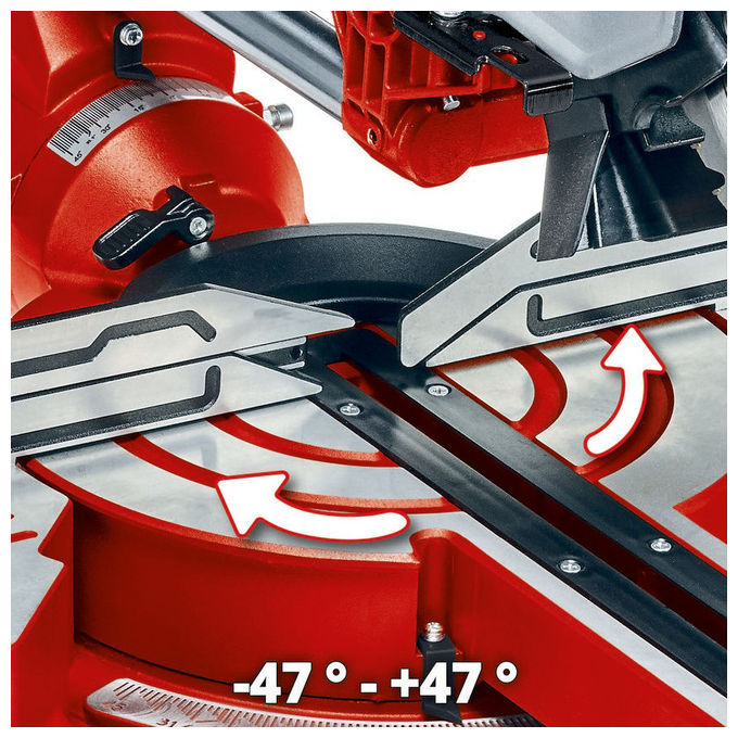 Einhell Troncatrice Radiale Te-Sm 254 Dual per Fai da Te Seghe a Nastro per Ferro e Metalli