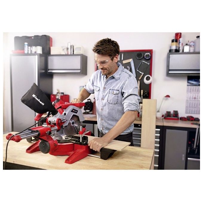 Einhell Troncatrice Radiale Te-Sm 254 Dual per Fai da Te Seghe a Nastro per Ferro e Metalli