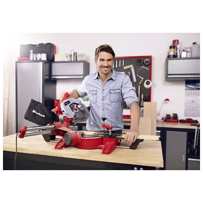 Einhell Troncatrice Radiale Te-Sm 254 Dual per Fai da Te Seghe a Nastro per Ferro e Metalli