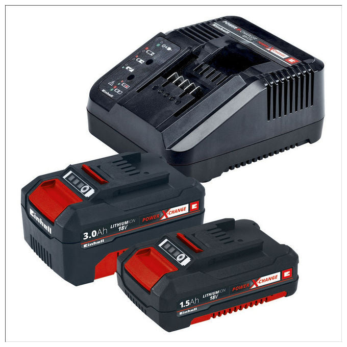 Einhell Set Smerigliatrice e Trapano Avvitatore a Batteria Tc-Tk 18 Li Kit