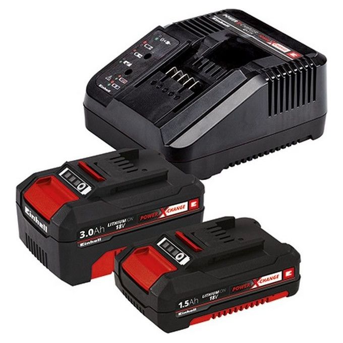 Einhell Set Smerigliatrice e Trapano Avvitatore a Batteria Tc-Tk 18 Li Kit