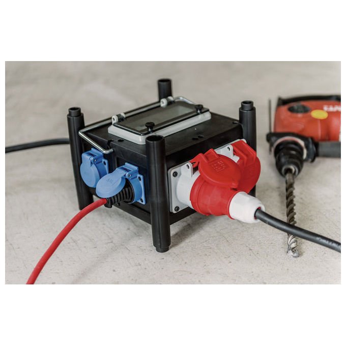 Brennenstuhl 4007123654475 Stazione di Distribuzione Elettrica 230-400 V 16 A 5x230V IP44 H07RN-F 2 m colore Nero