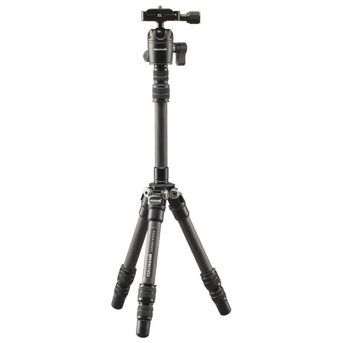 Cullmann 56814 Carvao 816 TCS Treppiede in Carbonio per Fotocamera Digitale e Smartphone 4 Kg Altezza Massima 70.5 cm colore Nero
