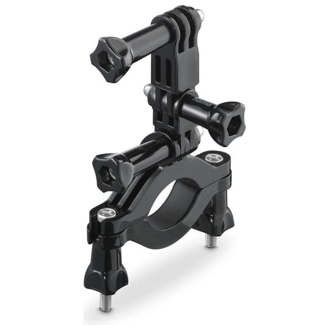 Hama 00004562 Large Supporto Passivo per Action Camera Compatibile GoPro Orientamento Orizzontale-Verticale Regolabile Girevole colore Nero