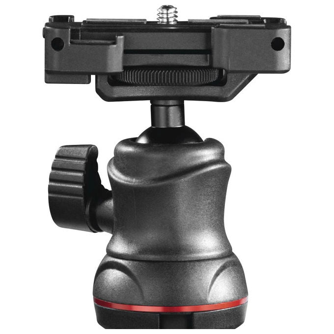 Hama 00004679 Solid 80 Ball Treppiede per Smartphone e Fotocamera Digitale Altezza Max 80 cm con Testa a Sfera e Bluetooth 5.3 colore Nero