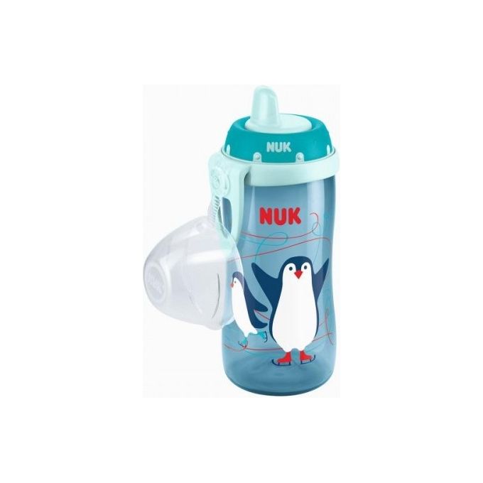 NUK Tazza Kiddy Cup in Polipropilene 300 ml Azzurro Resistente e Facile da Pulire per Bambini sopra i 12 mesi