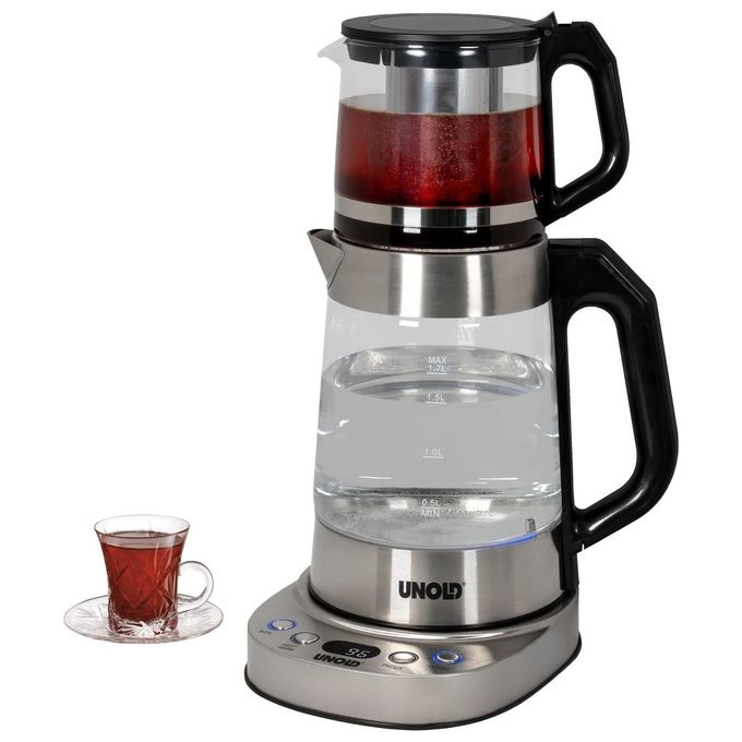 Unold 18215 Selin Samowar 1 7 L 1800 W Funzione 2 in 1 Acciaio inox colore Acciaio inox