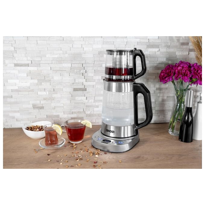 Unold 18215 Selin Samowar 1 7 L 1800 W Funzione 2 in 1 Acciaio inox colore Acciaio inox