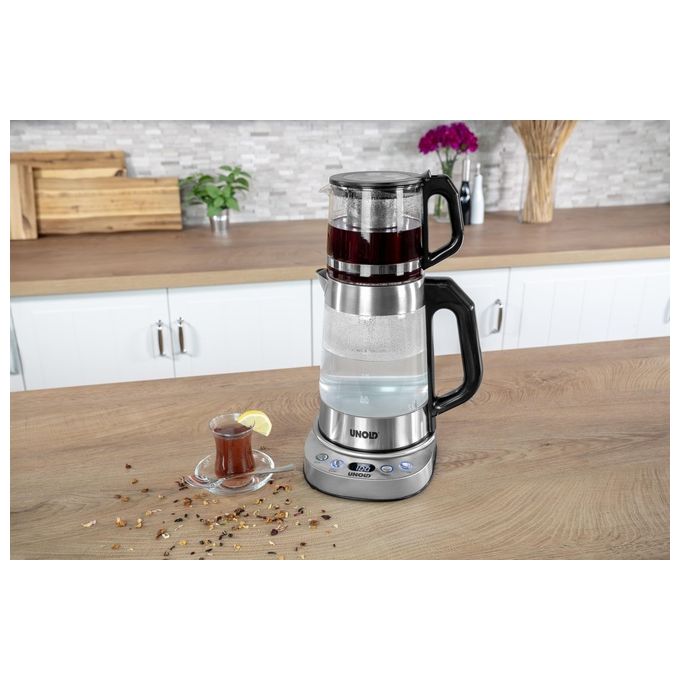 Unold 18215 Selin Samowar 1 7 L 1800 W Funzione 2 in 1 Acciaio inox colore Acciaio inox