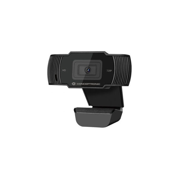 Conceptronic AMDIS03B Webcam 720P HD con Microfono USB 2.0 colore Nero