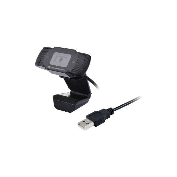 Conceptronic AMDIS03B Webcam 720P HD con Microfono USB 2.0 colore Nero