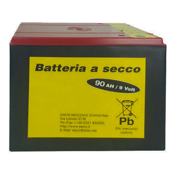 Brixo Batteria a Secco 90ah 9v per Elettrificatore 441213